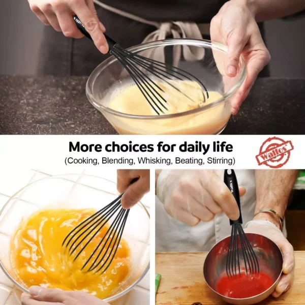 WALFOS 1pcs/3set Multifunctional Rotating Manual Whisk Mixer - Image 5