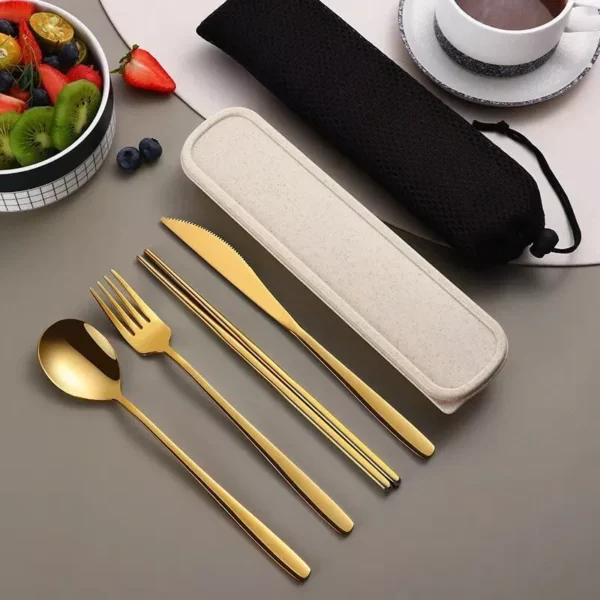 Stainless Steel Portable Cutlery Set