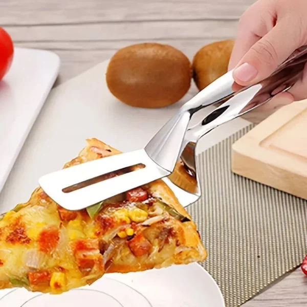 Versatile Stainless Steel Kitchen Tongs