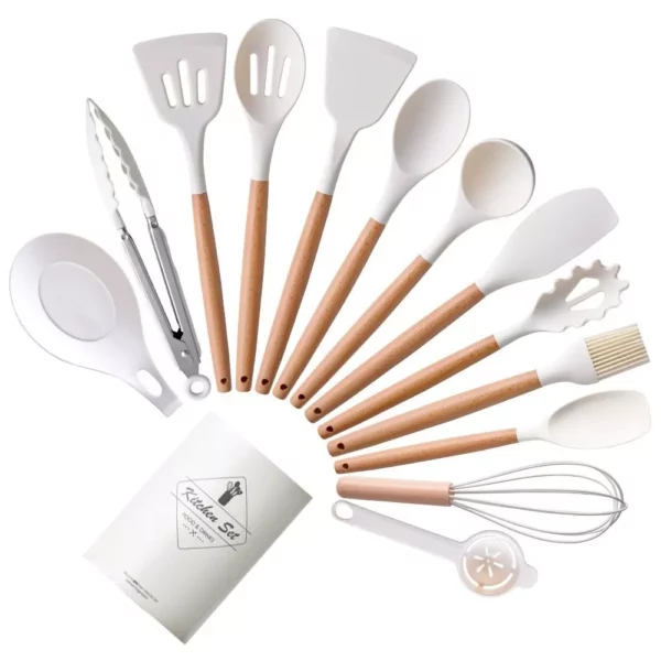 14Pcs Heat Resistant Silicone Kitchenware