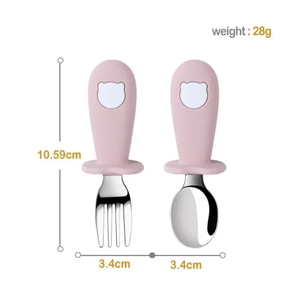 2PC/Set Baby Silicone Tableware