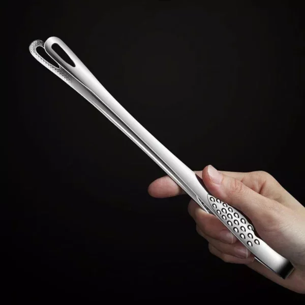 Versatile Stainless Steel Kitchen Tongs