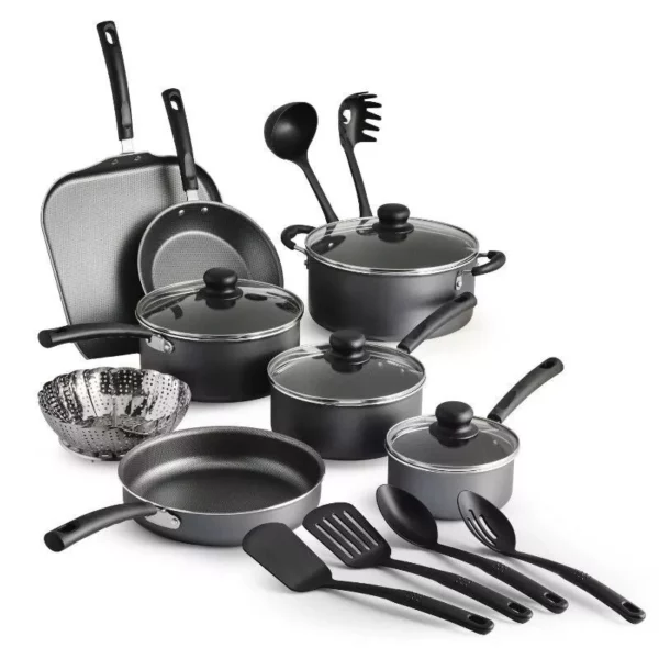 18-Piece Complete Kitchen Nonstick Cookware Set