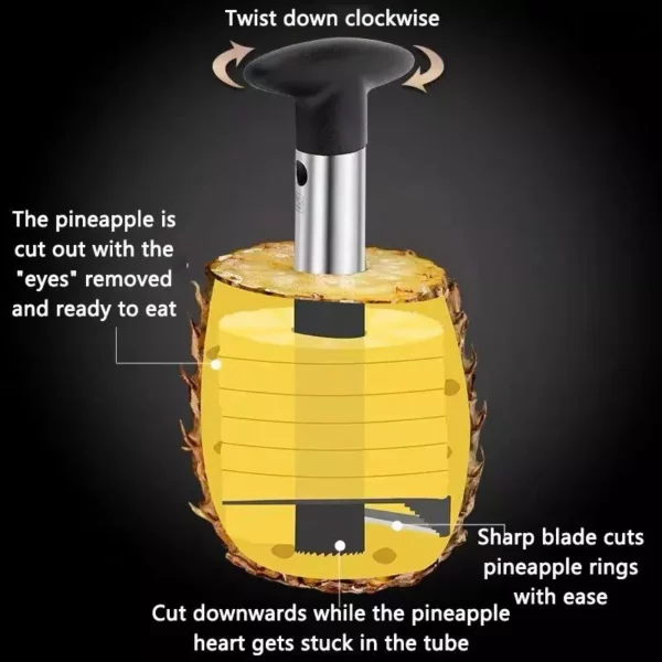 Pineapple Slicer Peeler Cutter Parer Knife