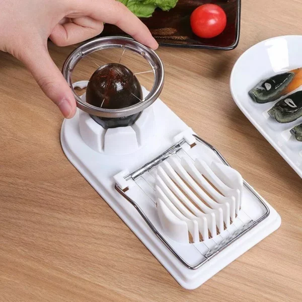 Efficient 2-in-1 Egg Slicer