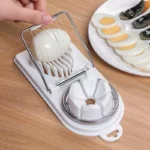 Efficient 2-in-1 Egg Slicer