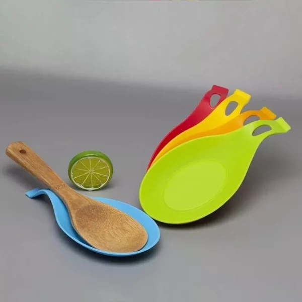 Eco-Friendly Silicone Kitchen Spoon Rest