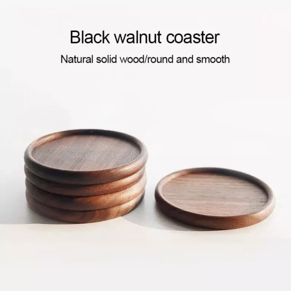 Eco-Friendly Wooden Coaster – Heat Resistant Cup & Teapot Mat