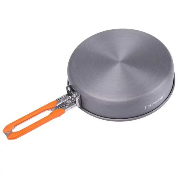 Lightweight Non-stick Camping Skillet – Outdoor Hiking Frying Pan, 0.9L Capacity, Foldable & Durable