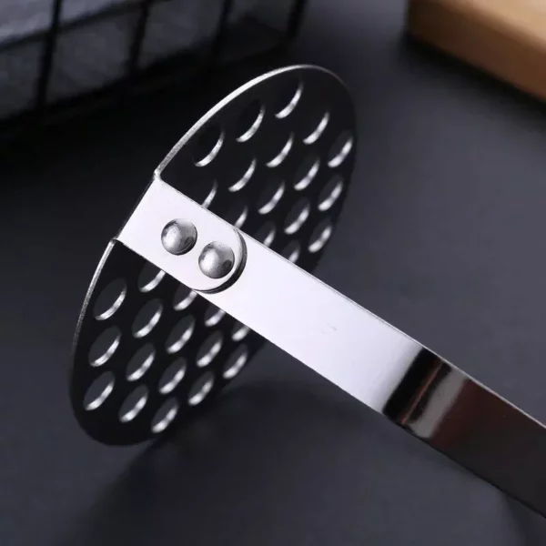 Multi-Purpose Stainless Steel Potato Masher and Vegetable Press - Image 6