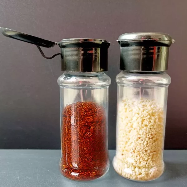 Eco-Friendly 100ML Spice & Condiment Shaker Jars – Perfect for Kitchen Organization