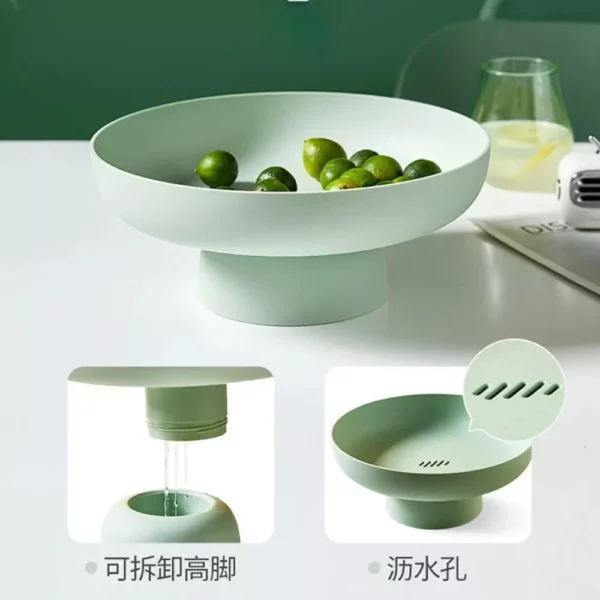 Modern Round Plastic Fruit Basket