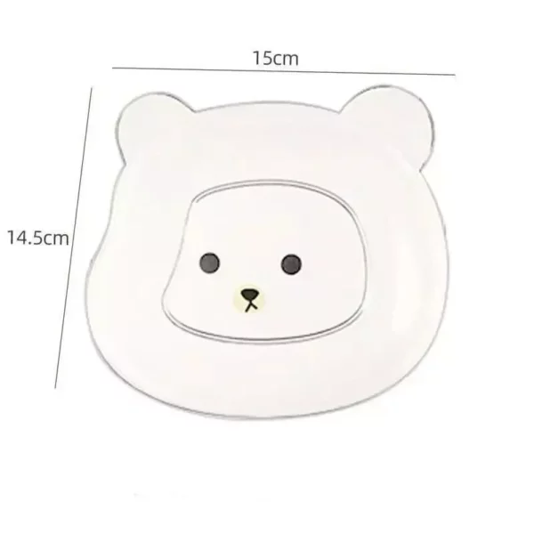 Bear-Shaped Multi-Use Snack & Serving Tray - Image 7