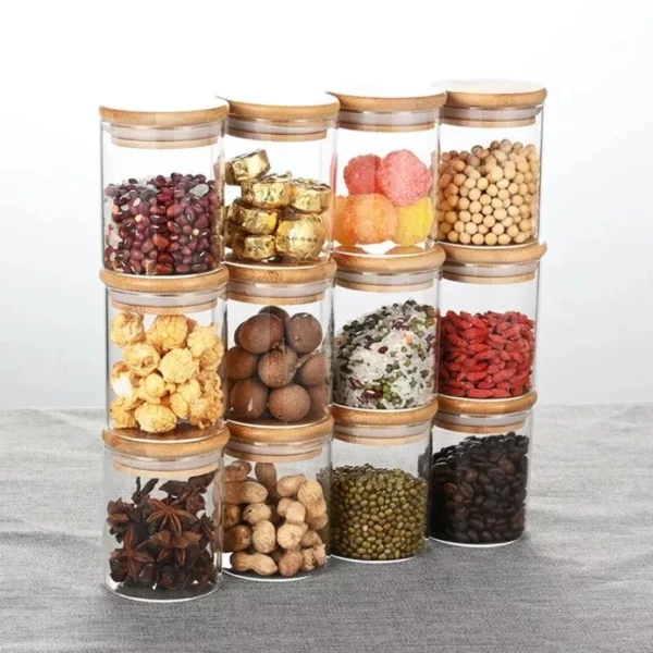 12 Pcs Square or Round Glass Food Storage Containers - Image 3