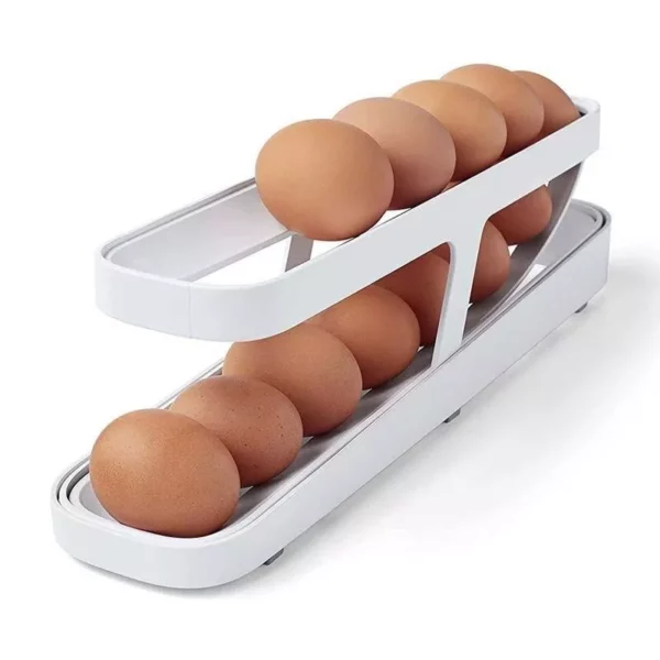 Automatic Scrolling Egg Rack Holder