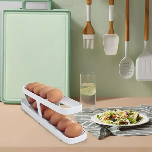 Automatic Scrolling Egg Rack Holder - Image 6