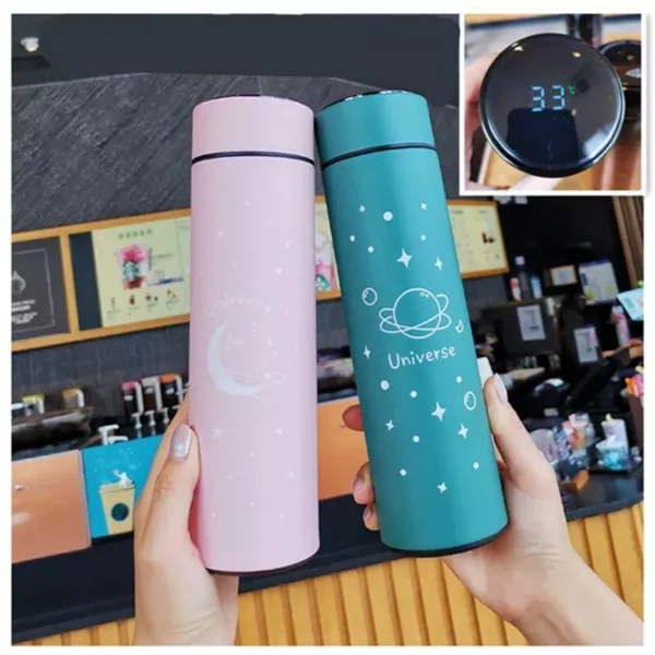 Smart Thermal Stainless Steel Bottle with Temperature Display