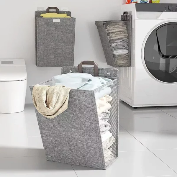 Space-Saving Foldable Laundry Basket - Image 3