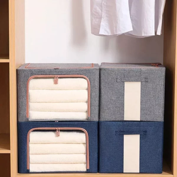 Large Capacity Foldable Clothes & Blanket Organizer