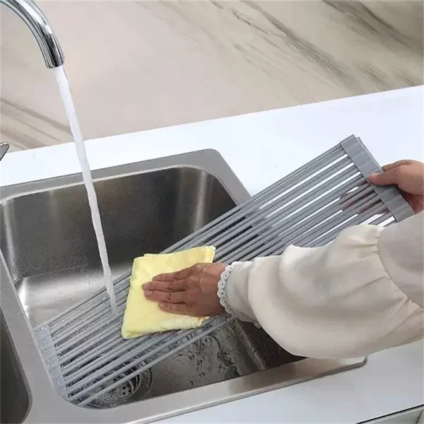 Multi-Purpose Roll-Up Sink Drying Rack - Image 6