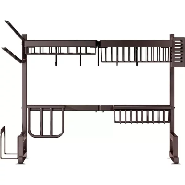 Expandable Stainless Steel Over Sink Dish Rack - Image 3