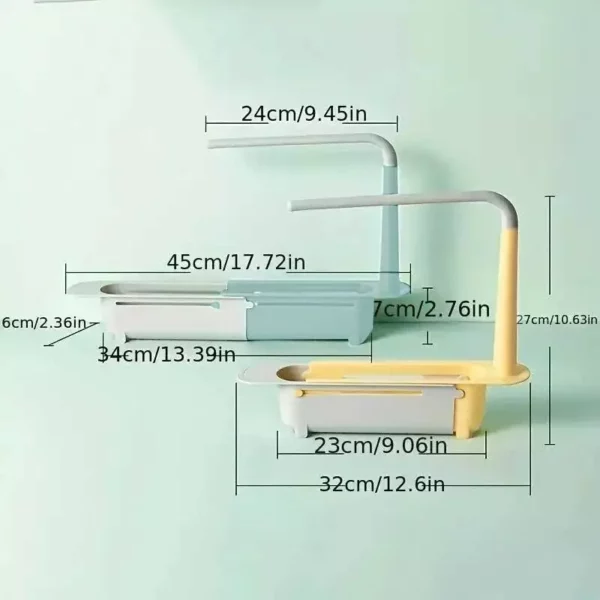 Adjustable & Expandable Sink Organizer Rack