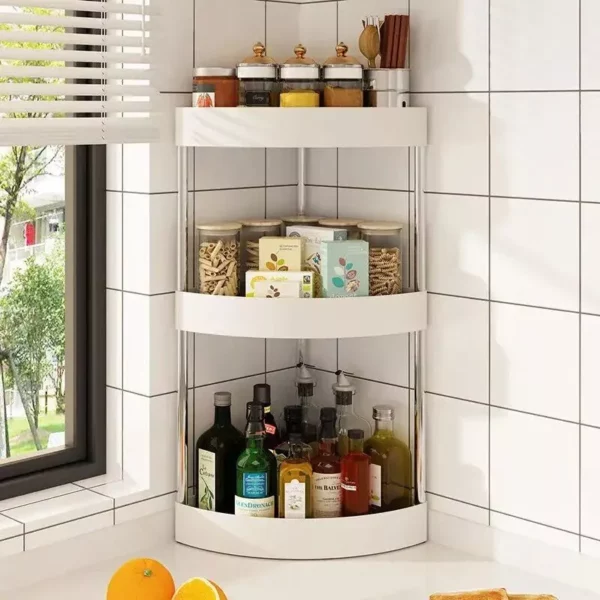 Space-Saving 3-Tier Corner Storage Rack - Image 5