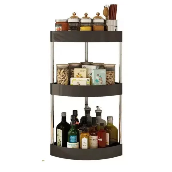 Space-Saving 3-Tier Corner Storage Rack - Image 6