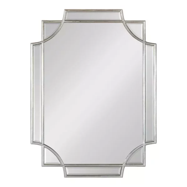 Glamorous Geometric Wall Mirror 18×24 – Magnifying Boho-Chic Decor