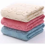 Adorable Rabbit Cartoon Mini Face Towel for Babies - Ultra-Soft, Absorbent, and Perfect for Sensitive Skin