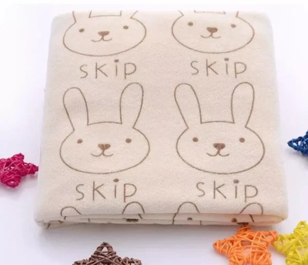 Adorable Rabbit Cartoon Mini Face Towel for Babies – Ultra-Soft, Absorbent, and Perfect for Sensitive Skin