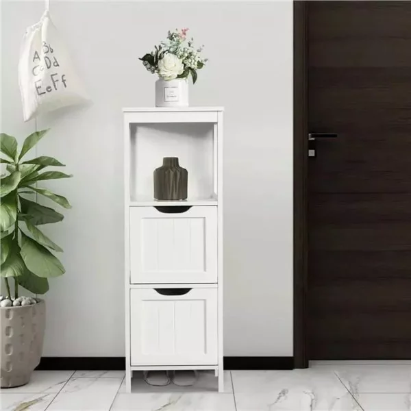 Modern 3-Tier Adjustable Bathroom Storage Cabinet