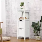 Modern 3-Tier Adjustable Bathroom Storage Cabinet