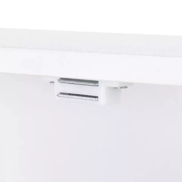 White 2-Door Wall Storage Cabinet with Towel Bar and Adjustable Shelf