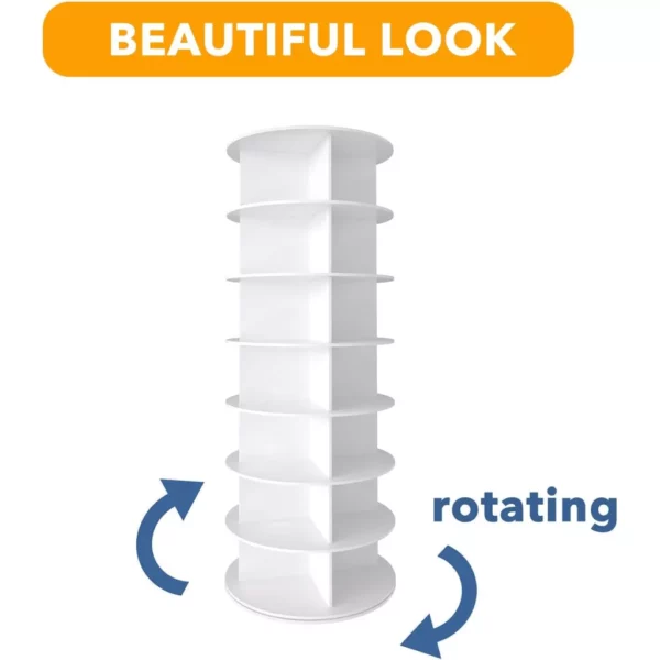 360° Rotating Shoe Rack Tower - Image 7