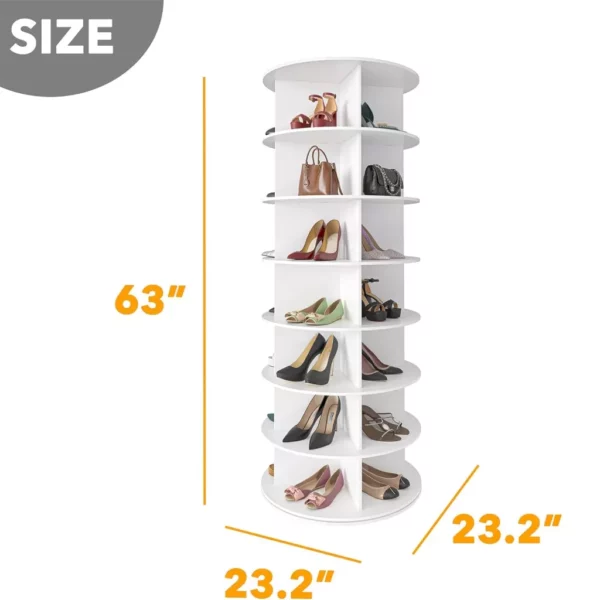 360° Rotating Shoe Rack Tower