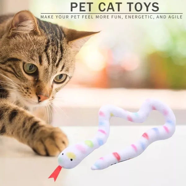 Greedy Snake Catnip Toy: Plush, Interactive Play for Cats & Small Dogs - Image 6