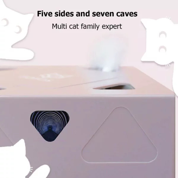 AI-Powered Electric Cat Toy with Multiple Interactions