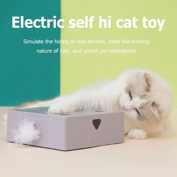 AI-Powered Electric Cat Toy with Multiple Interactions