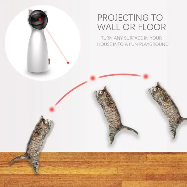 Interactive USB Charging Cat Toy with Adjustable Laser Teaser - Image 8