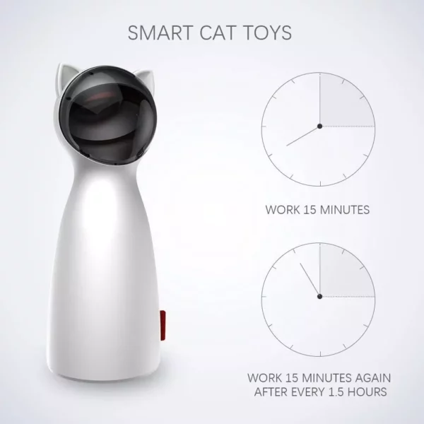 Interactive USB Charging Cat Toy with Adjustable Laser Teaser