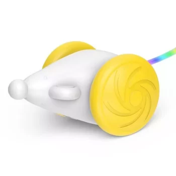 Interactive USB Rechargeable Cat Toy with Smart Standby & Dazzling Light Features