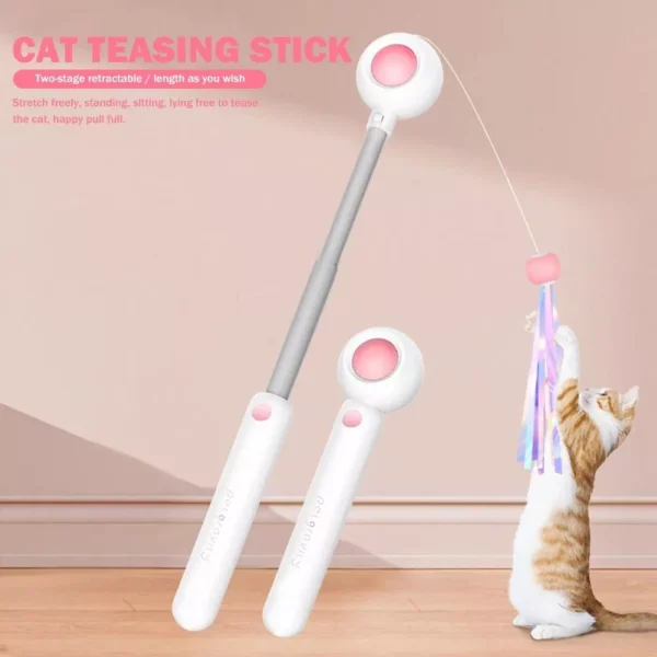 Telescopic Cat Teaser Wand