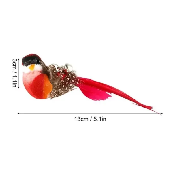 Chirpy Feather Bird Cat Teaser Toy with Bell – Interactive Kitten Play Wand