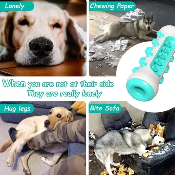 “Chew & Clean” Dog Toothbrush Toy – Dental Health Chew for Puppies and Dogs