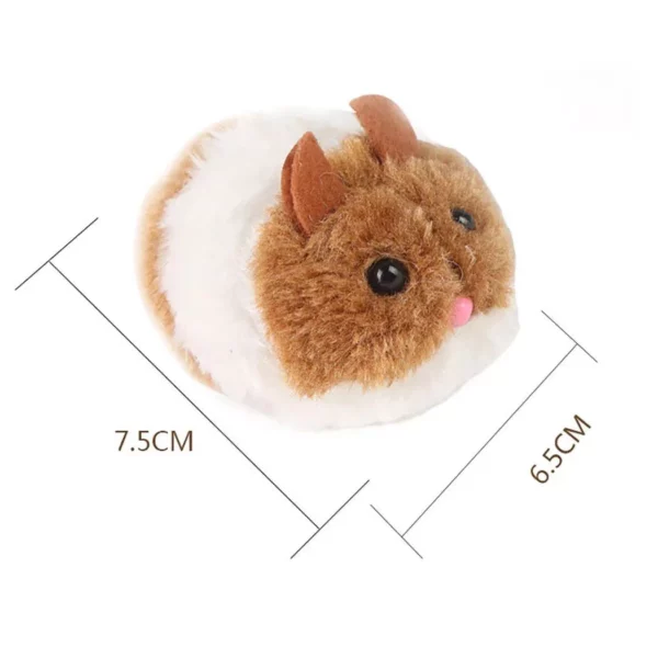 Vibrant Mice Shaped Plush Cat Toy