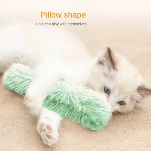 Interactive Plush Catnip Toy with Soft Feather for Cats – Chew & Play Delight