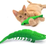 Interactive Cat Dental Chew Toy: Durable Rubber, Teeth Cleaning and Play