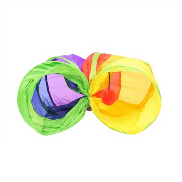 Rainbow Tunnel Cat Toy