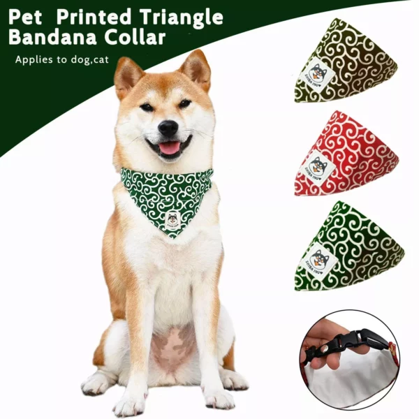 Chic Pet Bandana Collar - Image 2